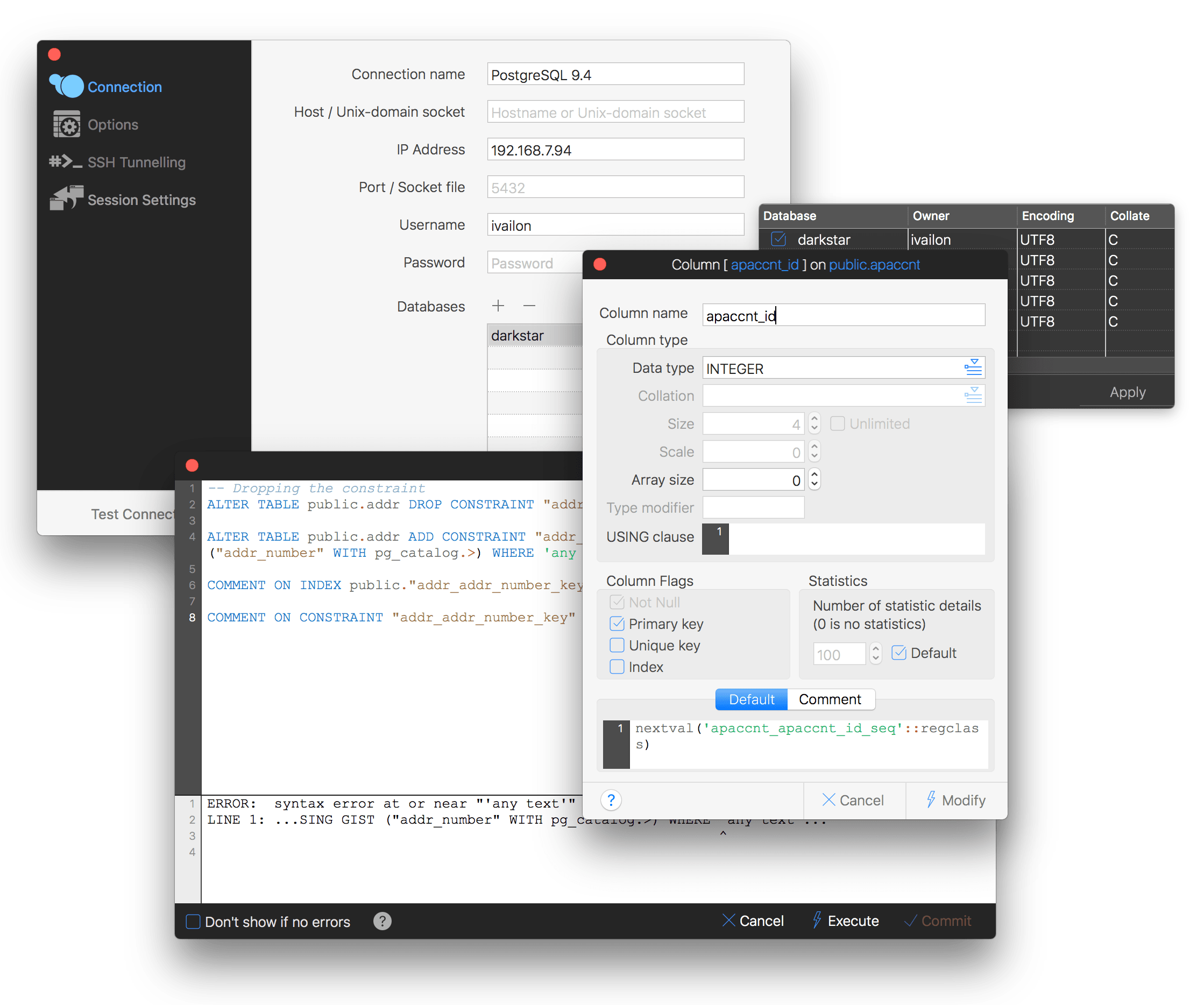 postgres tool for mac